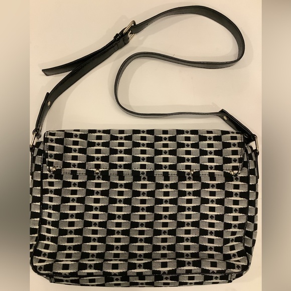 Kate spade canvas and patient satchel - Picture 3 of 8